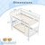 Twin Over Twin Bunk Bed with Ladder and Full-length Guardrails-Natural B593-HU10988+