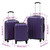 Hardcase Trolley Set 3 pcs Purple ABS A949-91877