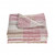 Pink Knitted Cotton Geometric Throw N270-516520