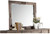 Reclaimed Oak Finish Rectangular Mirror N270-285869