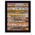 Man Cave Rules 2 Black Framed Print Wall Art N270-405174