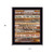 Man Cave Rules 2 Black Framed Print Wall Art N270-405174