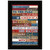 Red White and Blue Pledge Of Allegiance Black Framed Print Wall Art N270-406526