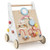 Wooden Baby Walker with Multiple Activities Center for Over 1 Year Old-White - Color: White D681-BC10173WH Wooden Baby Walker with Multiple Activities Center for Over 1 Year Old-White - Color: White D681-BC10173WH