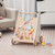 Wooden Baby Walker with Multiple Activities Center for Over 1 Year Old-White - Color: White D681-BC10173WH Wooden Baby Walker with Multiple Activities Center for Over 1 Year Old-White - Color: White D681-BC10173WH