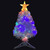 Artificial Pre-lit Christmas Tree White 2 ft Fiber Optic A949-329041