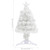 Artificial Pre-lit Christmas Tree White 2 ft Fiber Optic A949-329041