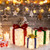 Set of 3 Christmas Lighted Gift Boxes with 48 Bright Warm Lights D681-CM24608US