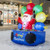 6 Feet Inflatable DJ Santa with Rotating Music Light and Flashing LEDs - Color: Multicolor D681-CM25251US