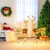 2 Pieces Lighted Reindeer Family with 200 LED Lights B593-CM24243US