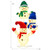 5 FT Stacked Snowman Lighted Christmas Decoration with 110 LED Lights - Size: 5 FT D681-CM25109US