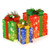 3 PCS Christmas Lighted Gift Boxes Set Decoration with 52 Pre-lit LED Lights B593-CM24609US