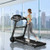 2.25HP Folding Treadmill with Bluetooth Speaker-Black - Color: Black D681-SP37546BK