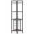 Industrial Corner Wine Rack Storage Shelving Unit with Glass Holders Q280-TRIGHSD154112
