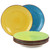 Elama Sebastian 6 Piece Stoneware Dinner Plate Set in Assorted Colors D970-ELM-SEBASTIAN6