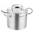 Korkmaz Proline Professional Series 4.8 Liter Stainless Steel Extra Deep Casserole with Lid in Silv D970-A1165