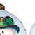 Green Irish Snowman Hand Painted Mouth Blown Glass Ornament N270-477556