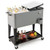 Portable Patio Cooler with Bottom Storage Shelf and Bottle Opener-Gray - Color: Gray D681-NP12523HH