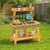 Outdoor Mud Kitchen for Kids Wooden Play Kitchen Toy for Boys Girls Aged 3-8-Yellow B593-TP10395
