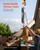  4400 lbs Breaking Strength 100 FT Rope Pulley Hoist, 5:1 Lifting Power Heavy Duty Pulley System wi E415-SHLZ1100LBS1I7W2CV0