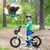 14 Inch Kids Bike with 2 Training Wheels for 3-5 Years Old-Black & White - Color: Black & White D681-TS10085WH-14