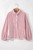 Fushia Stand Neck Half Button Zip Pocket Plush Sweatshirt T543-8798845501682