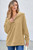 Simply Taupe Solid Ribbed Knit Buttoned Drop Shoulder Oversized Hoodie T543-8797464625394