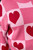 Pink Love Heart Checkered Valentine Crew Neck Sweater T543-8793118114034