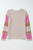 Simply Taupe Colorblock Exposed Seam Round Neck Sweater T543-8798855659762