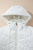 White Solid Quilted Hooded Zip Up Puffer Coat T543-8783400763634