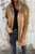 Light French Beige Solid Color Casual Zip up Hooded Coat T543-8798858543346