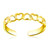 14k Yellow Gold Heart Toe Ring P150-53619