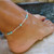 Mermaid Anklet Turquoise Beads On Silver Chain F369-461136460