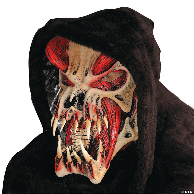 Red Predator Halloween Mask N274-MR015020BS