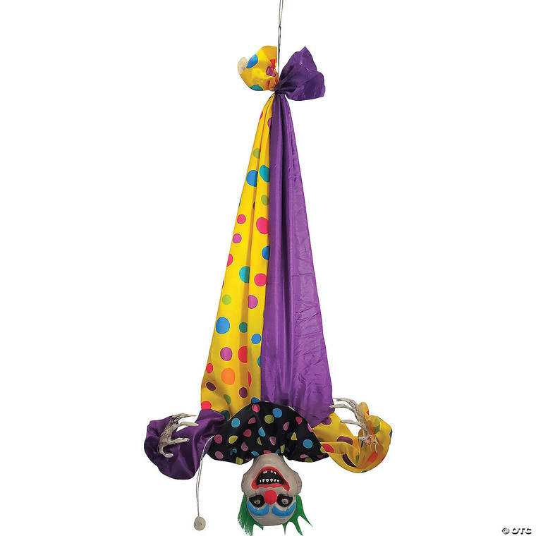 36inch Animated Hanging Horror Clown Halloween Decoration N274-MR01SS61465