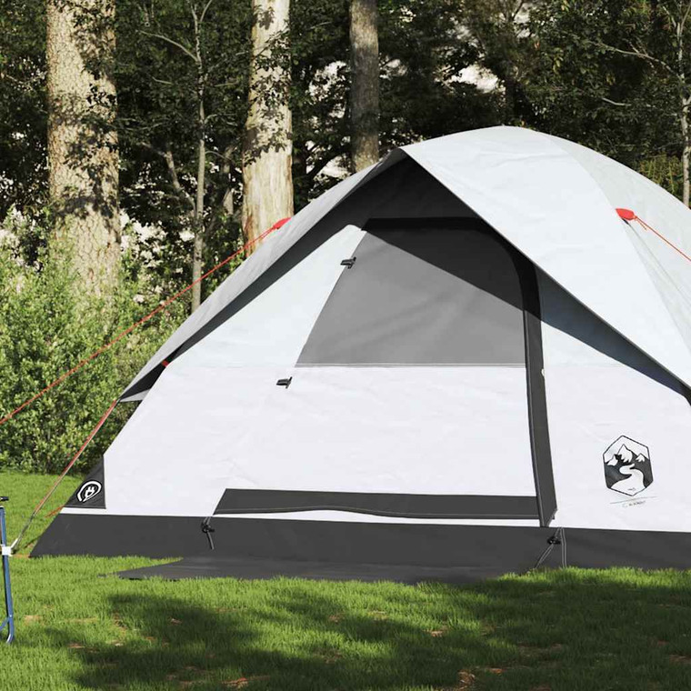 Family Tent Dome 6-Person White Blackout Fabric Waterproof A949-94706