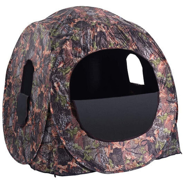 Portable Pop up Ground Camo Blind Hunting Enclosure B593-OP2989 Portable Pop up Ground Camo Blind Hunting Enclosure B593-OP2989