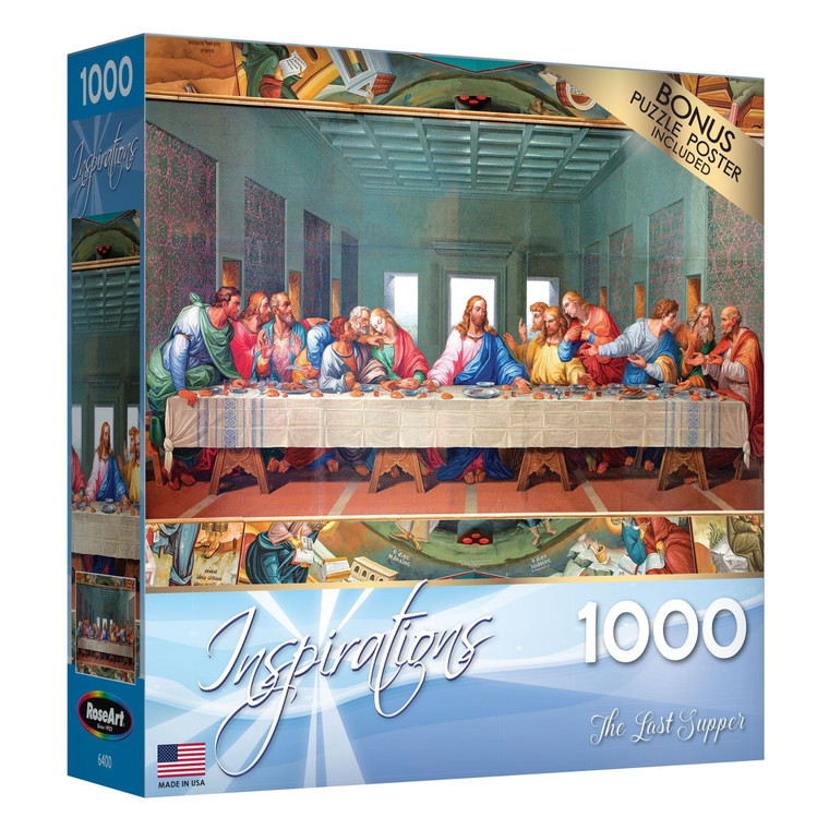 RoseArt Puzzle Inspirations Jigsaw Puzzle 1000 Piece 20 X27 The Last Supper Pack of 1 N274-NM01717256_1