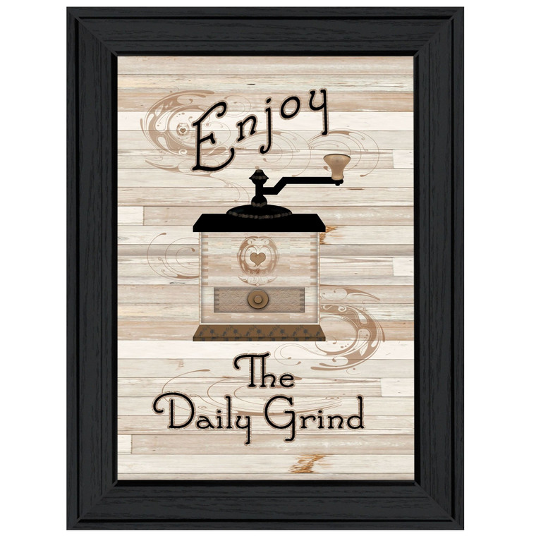 The Daily Grind 2 Black Framed Print Kitchen Wall Art N270-405384