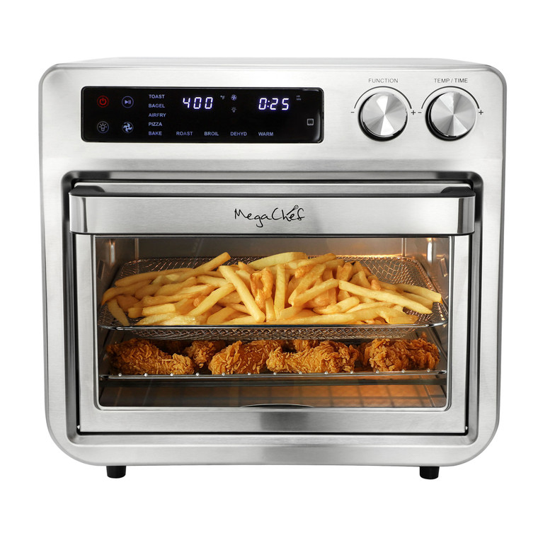 MegaChef 26.4 Quart Digital Electric Multi-Function Air Fryer and Counter Top Oven D970-MCOV-4900
