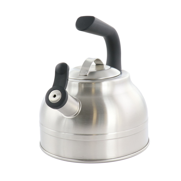 Kenmore Elite 2.3 Quart Stainless Steel Whistling Tea Kettle in Silver D970-137410.01