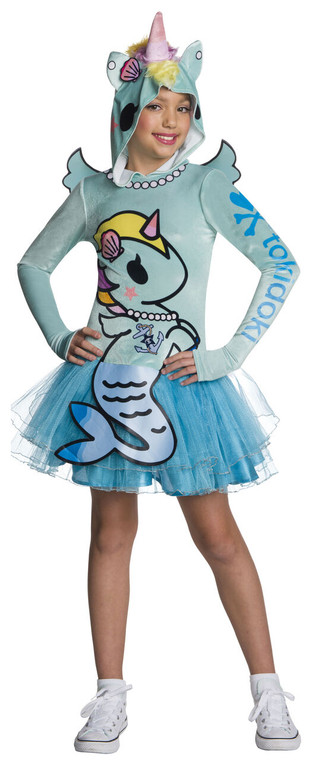 Girl S Child S Tokidoki Costume Sirena Mermicorno Medium N274-FC01307043