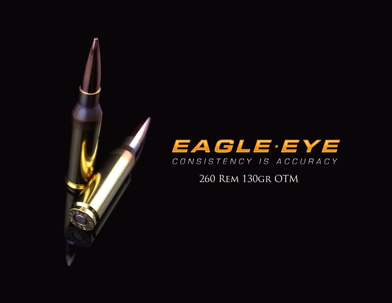 260 Rem 130gr Berger OTM Match Ammo | Eagle Eye Precision