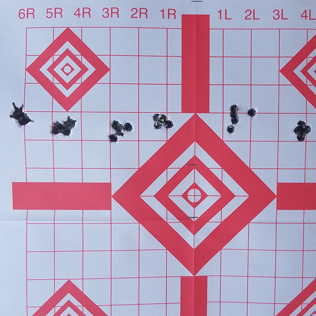 Six 5-Shot Groups with Eagle Eye 308 Win 175gr OTM