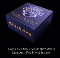 Eagle Eye Precision Match 100 Round Case with Custom EVA Molded Foam Insert