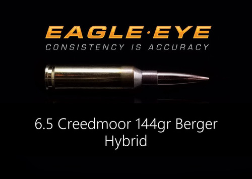 Eagle Eye 6.5 Creedmoor 144gr Berger Hybrid precision match ammunition