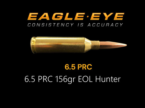 Eagle Eye 6.5 PRC 156gr EOL Hunter hunting ammunition