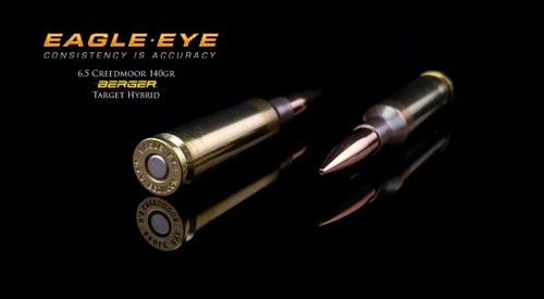 Eagle Eye 6.5 Creedmoor 140gr Berger Hybrid precision match ammunition