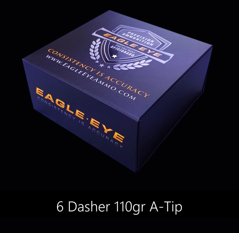 Eagle Eye 6 Dasher 110gr A-Tip precision match ammunition
