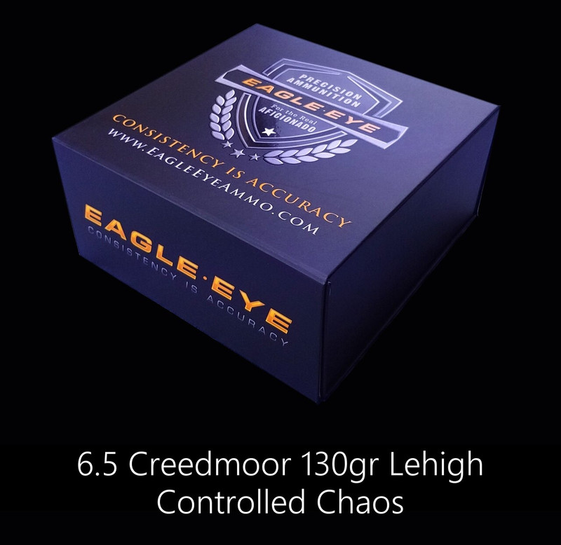 Eagle Eye 6.5 Creedmoor 130gr Lehigh Controlled Chaos hunting ammunition